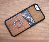 Wallet RNGR - Wooden Phone Wallet & Ring Phone Holder, Accessories - WUDN