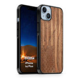 Slim Wooden iPhone Case (American Flag in Black Walnut)