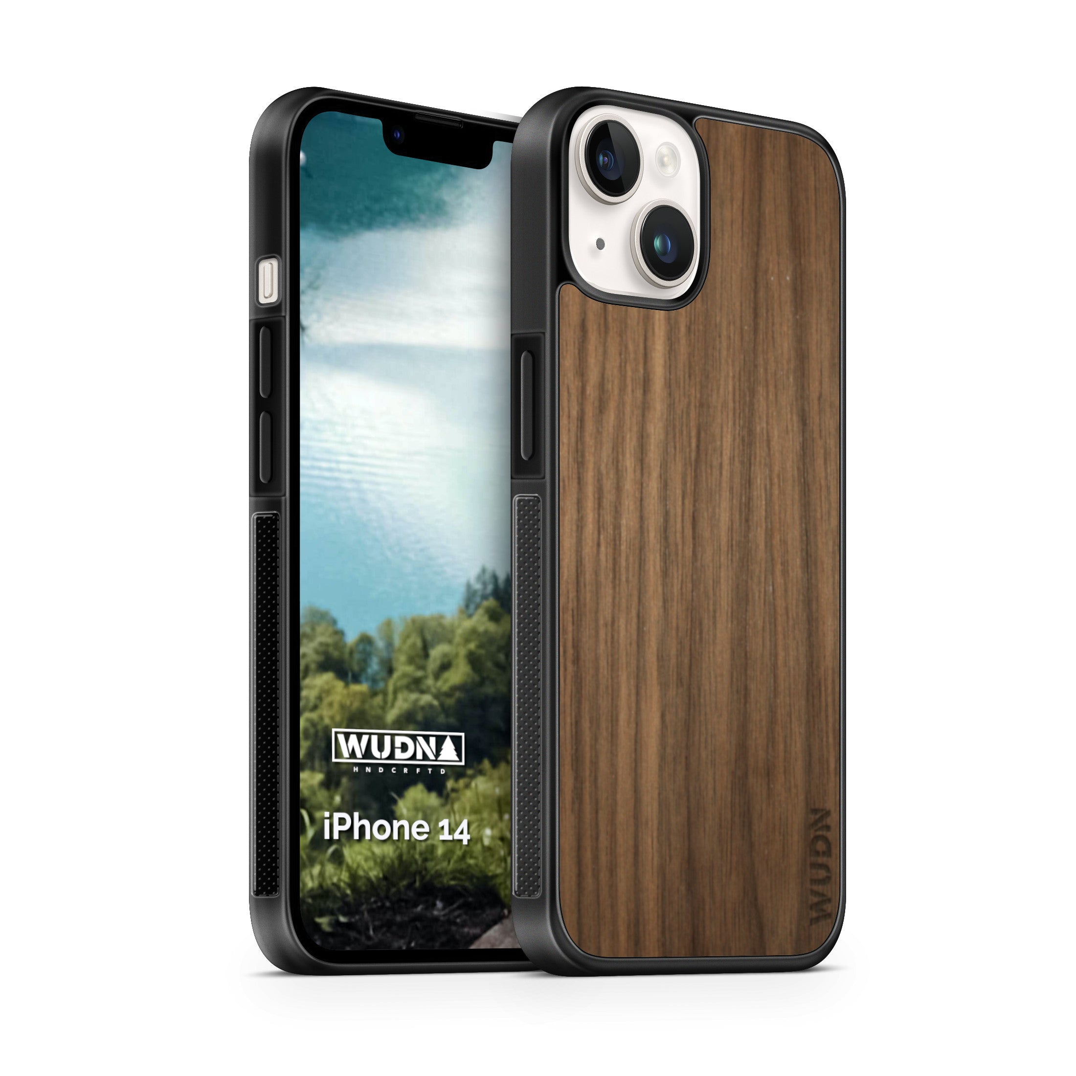 Wooden Phone Case in American Black Walnut for iPhone & Galaxy Models Wooden Phone Case in American Black Walnut for iPhone & Galaxy Models