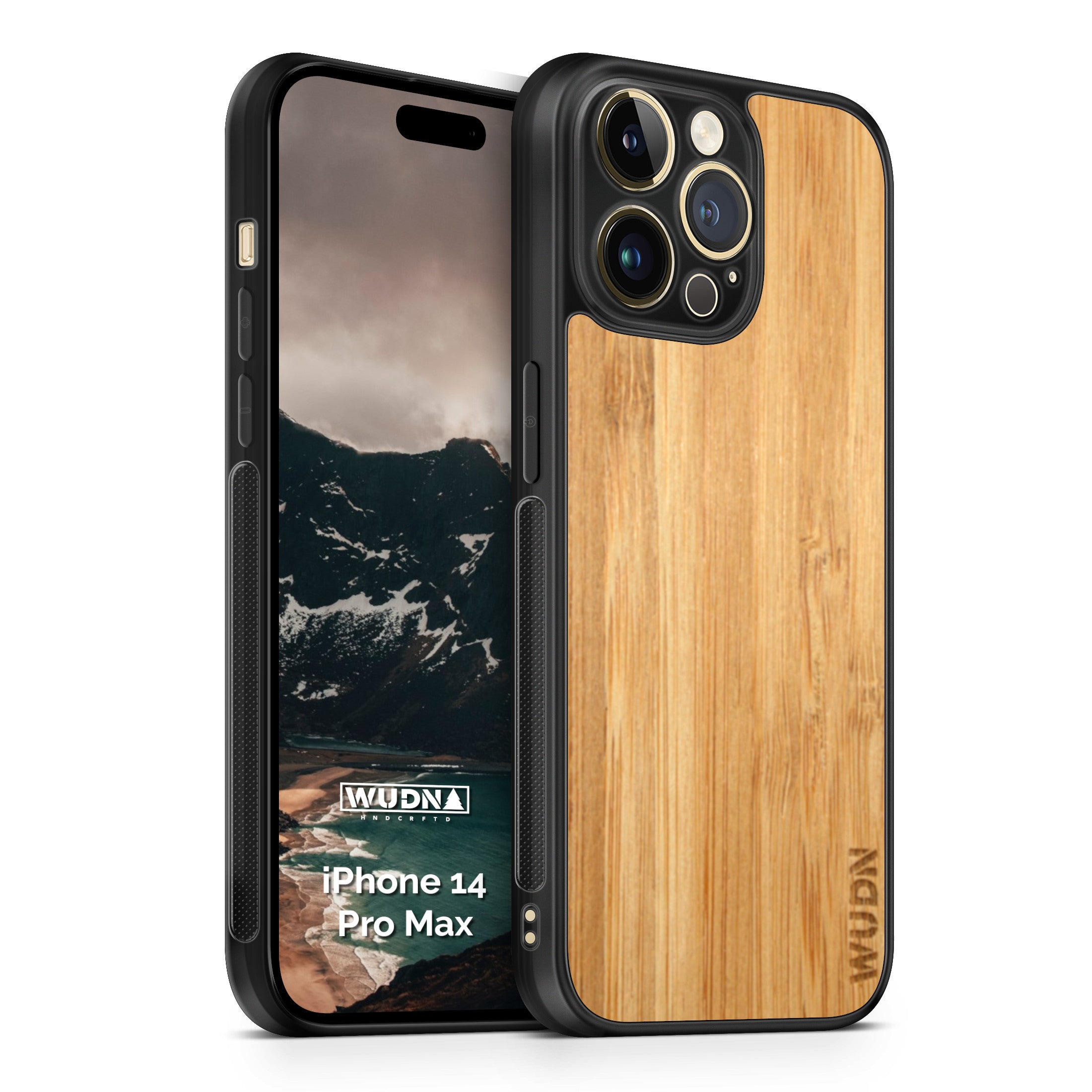Slim Wooden iPhone Case (Carmalized Bamboo)