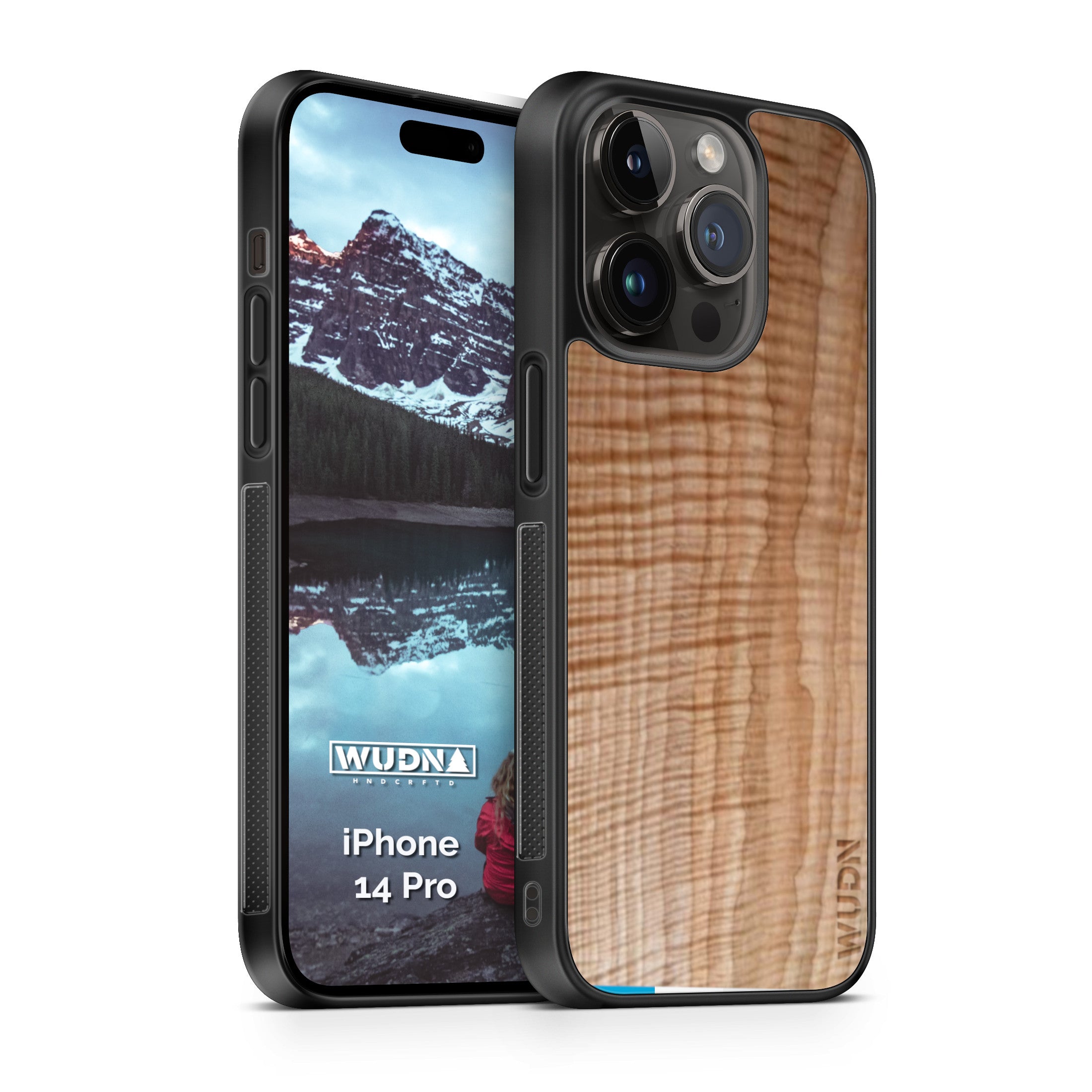 Slim Wooden Phone Case - Beautiful Shimmering Maple
