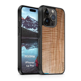 Slim Wooden iPhone Case (Shimmering Maple)