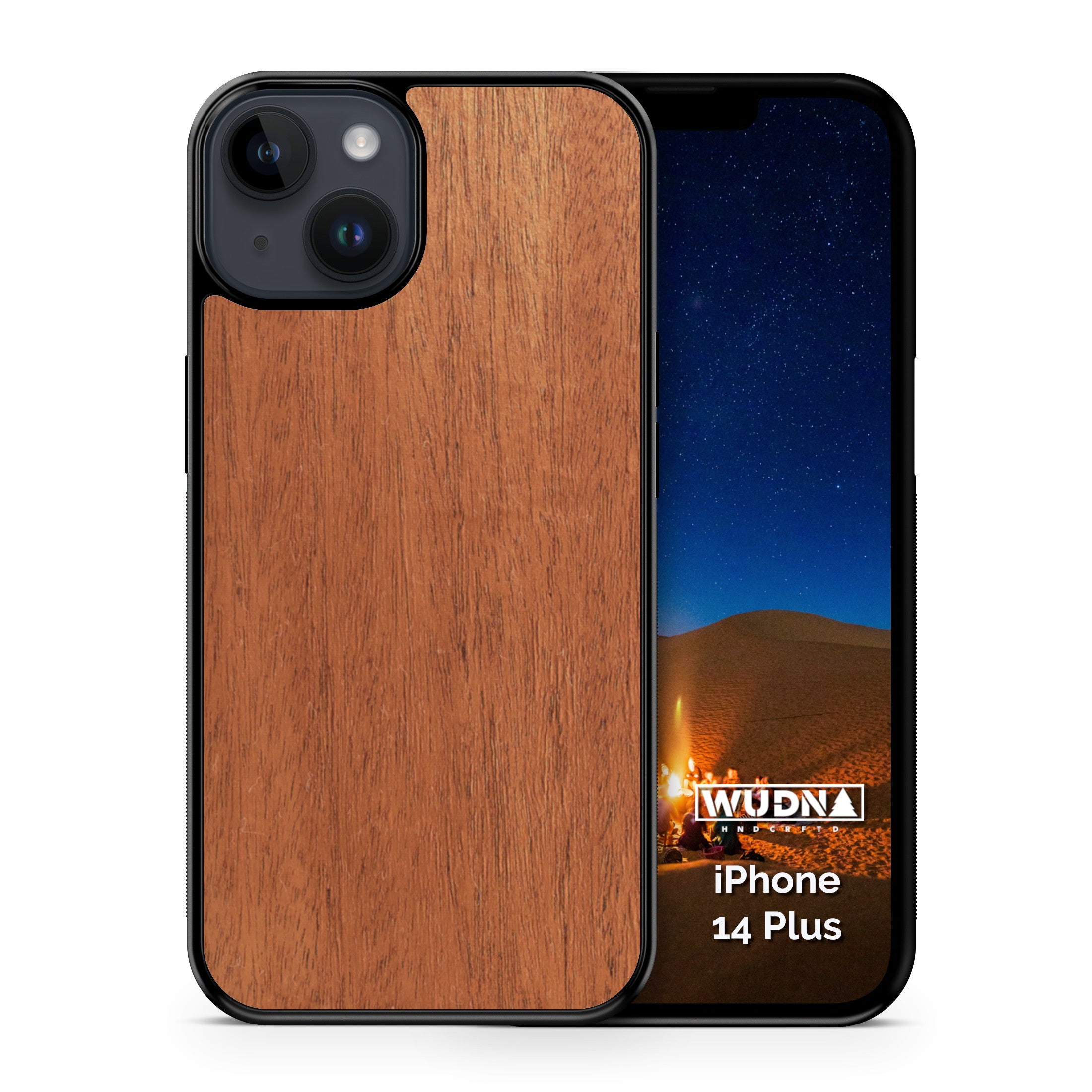 Custom Wood iPhone 14 Plus Case 6.7