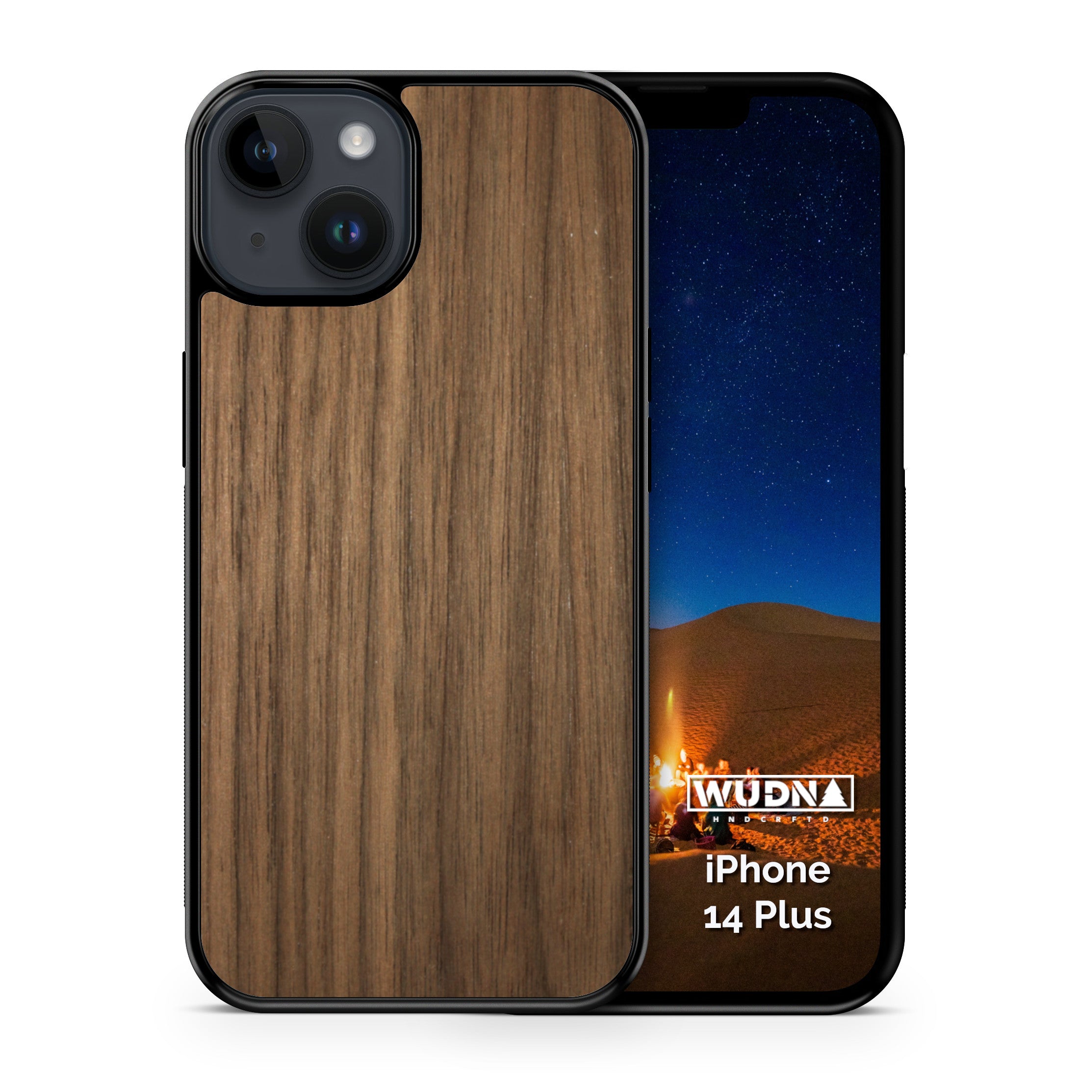 Custom Wood iPhone 14 Plus Case 6.7