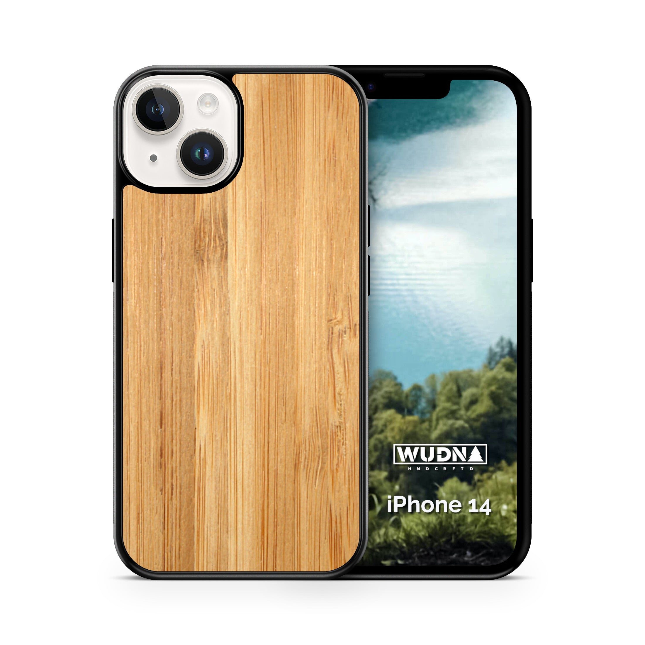 Custom Wood iPhone 14 Case 6.1"