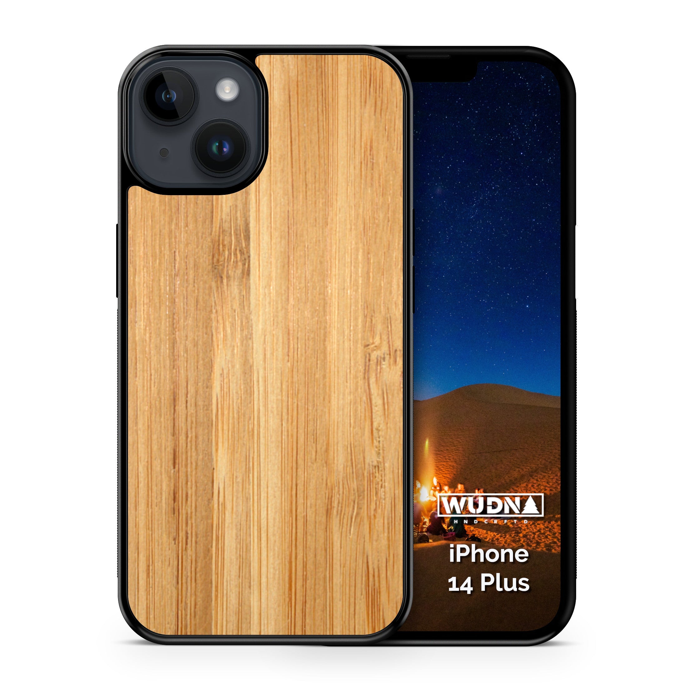 Custom Wood iPhone 14 Plus Case 6.7