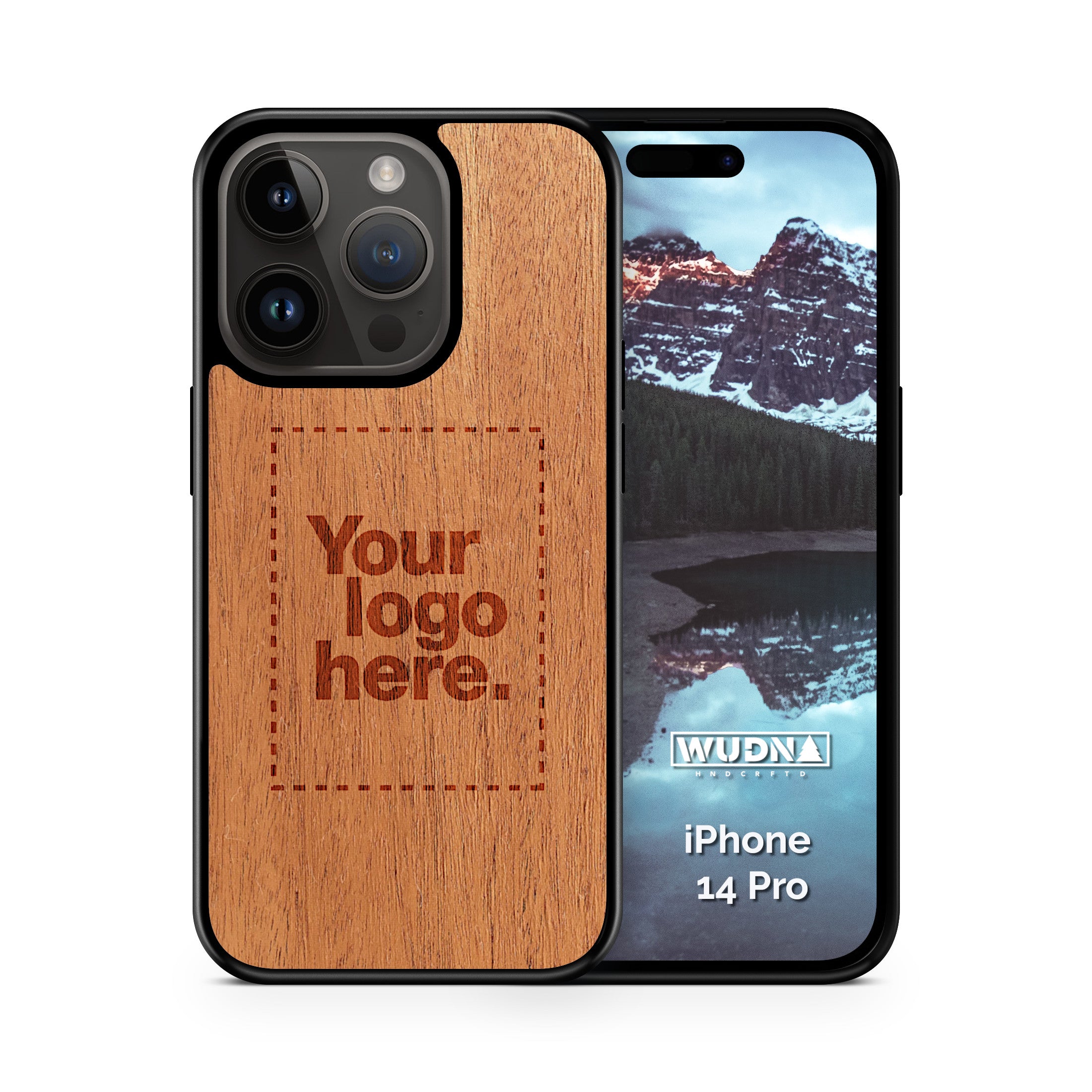 Custom Wood iPhone 14 Pro Case 6.1