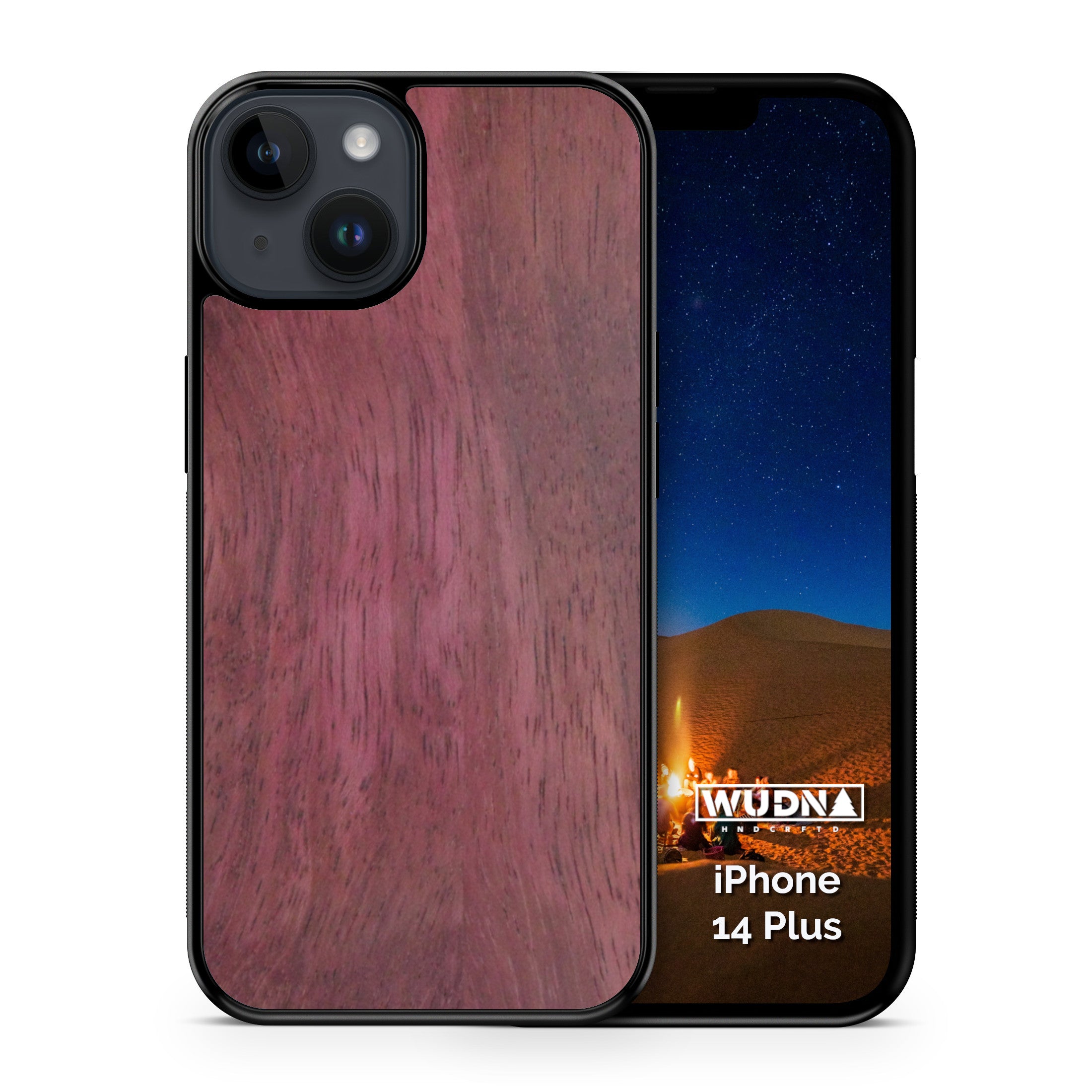 Custom Wood iPhone 14 Plus Case 6.7