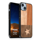 Slim Wooden iPhone Case (Texas State Flag)