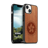 Slim Wooden iPhone Case (Hong Kong in Mahogany)