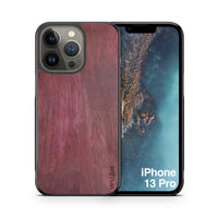 Slim Wooden iPhone Case (Purple Heart)