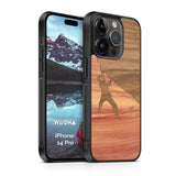 Slim Wooden Phone Case (Rock Climber Inlay)