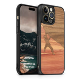 Slim Wooden Phone Case (Rock Climber Inlay)