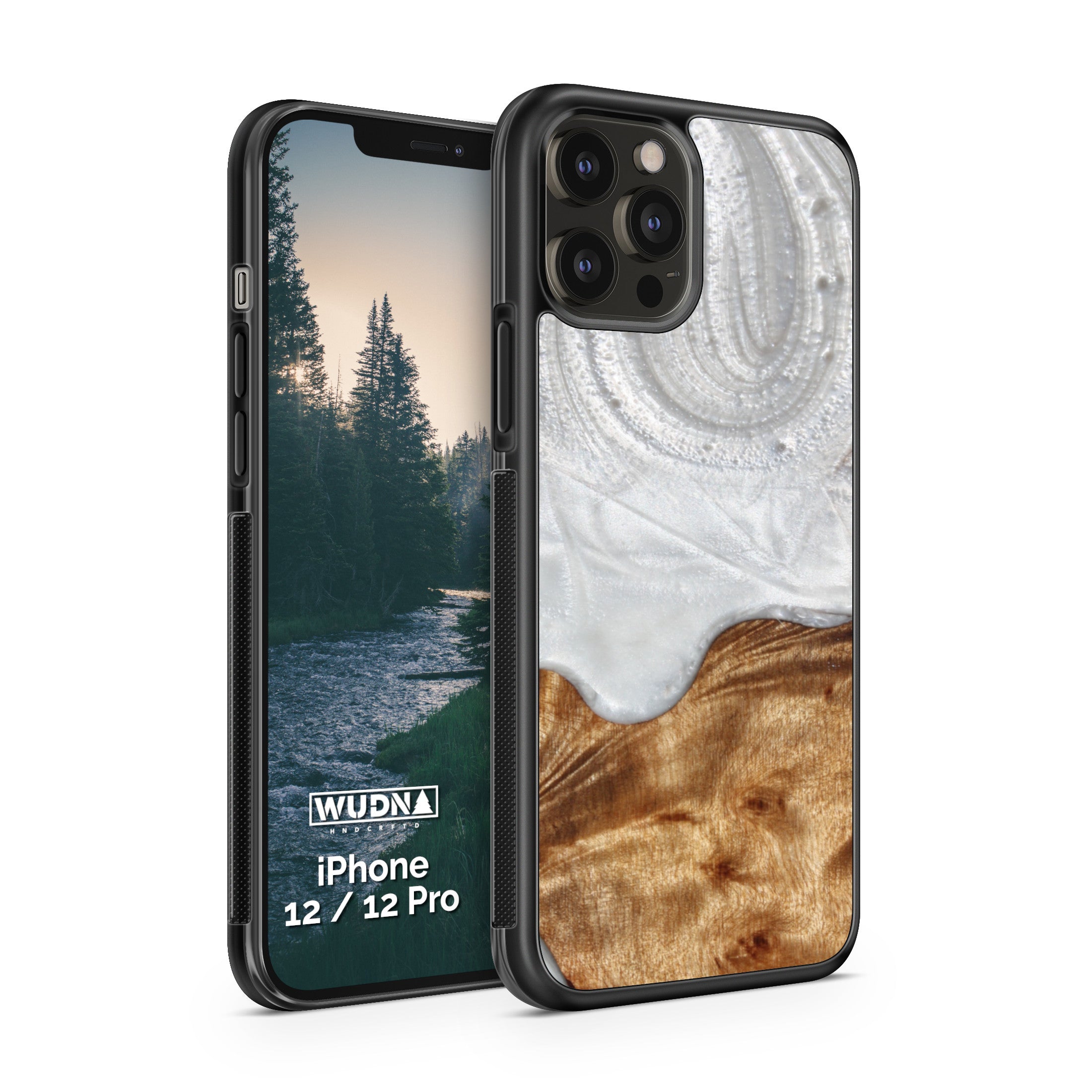 Resin & Wood iPhone Case - Coastline Collection - Arctic White - $29 Resin & Wood iPhone Case - Coastline Collection - Arctic White - $29