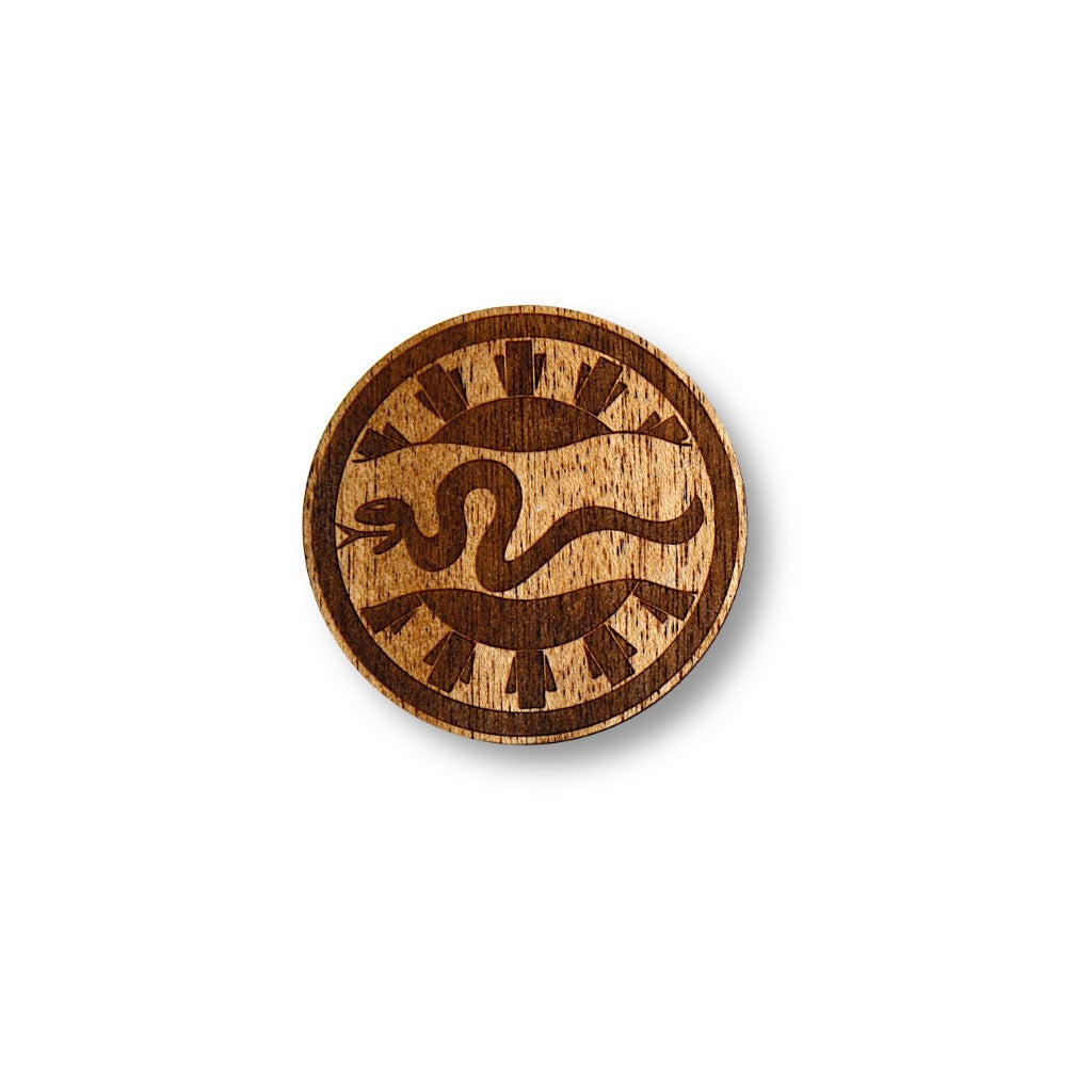 Wooden 116th Cavalry Brigade CSIB Sticker