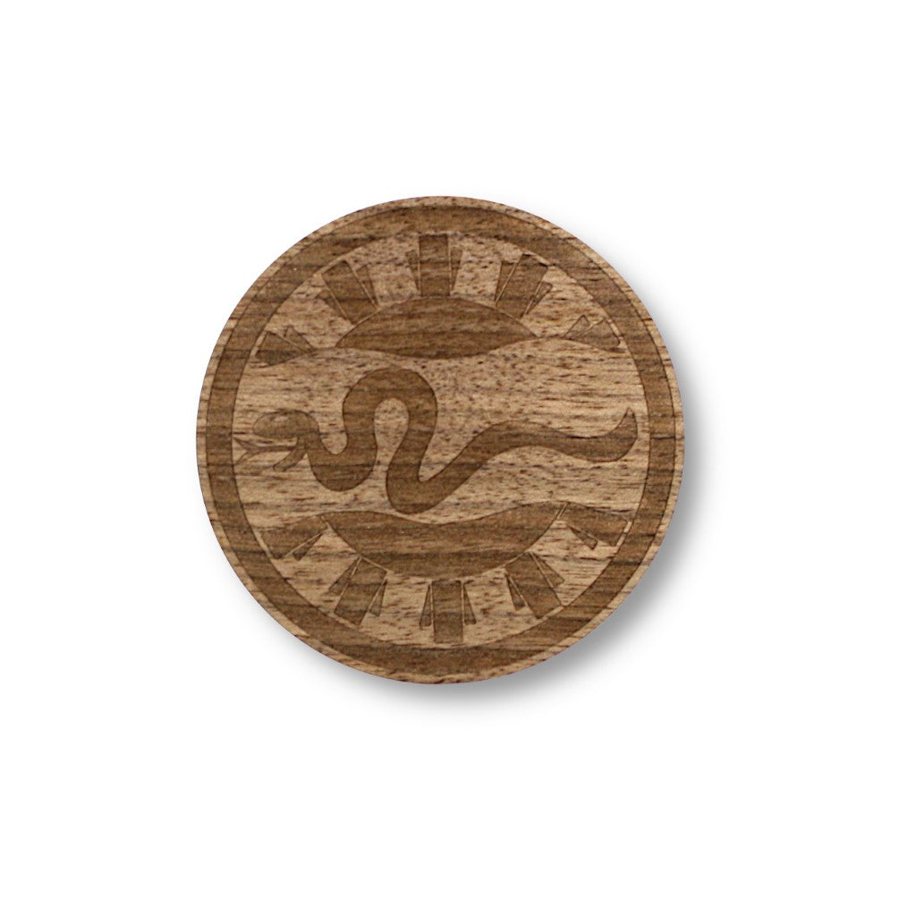 Wooden 116th Cavalry Brigade CSIB Sticker