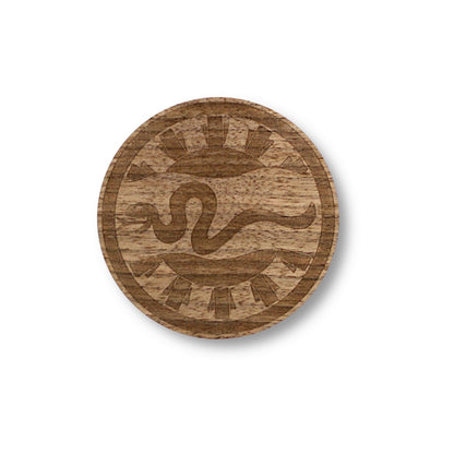 Wooden 116th Cavalry Brigade CSIB Sticker