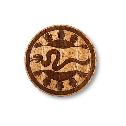 Wooden 116th Cavalry Brigade CSIB Sticker