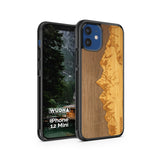 Slim Wooden Phone Case (Sawtooth Mountains Walnut Sky)