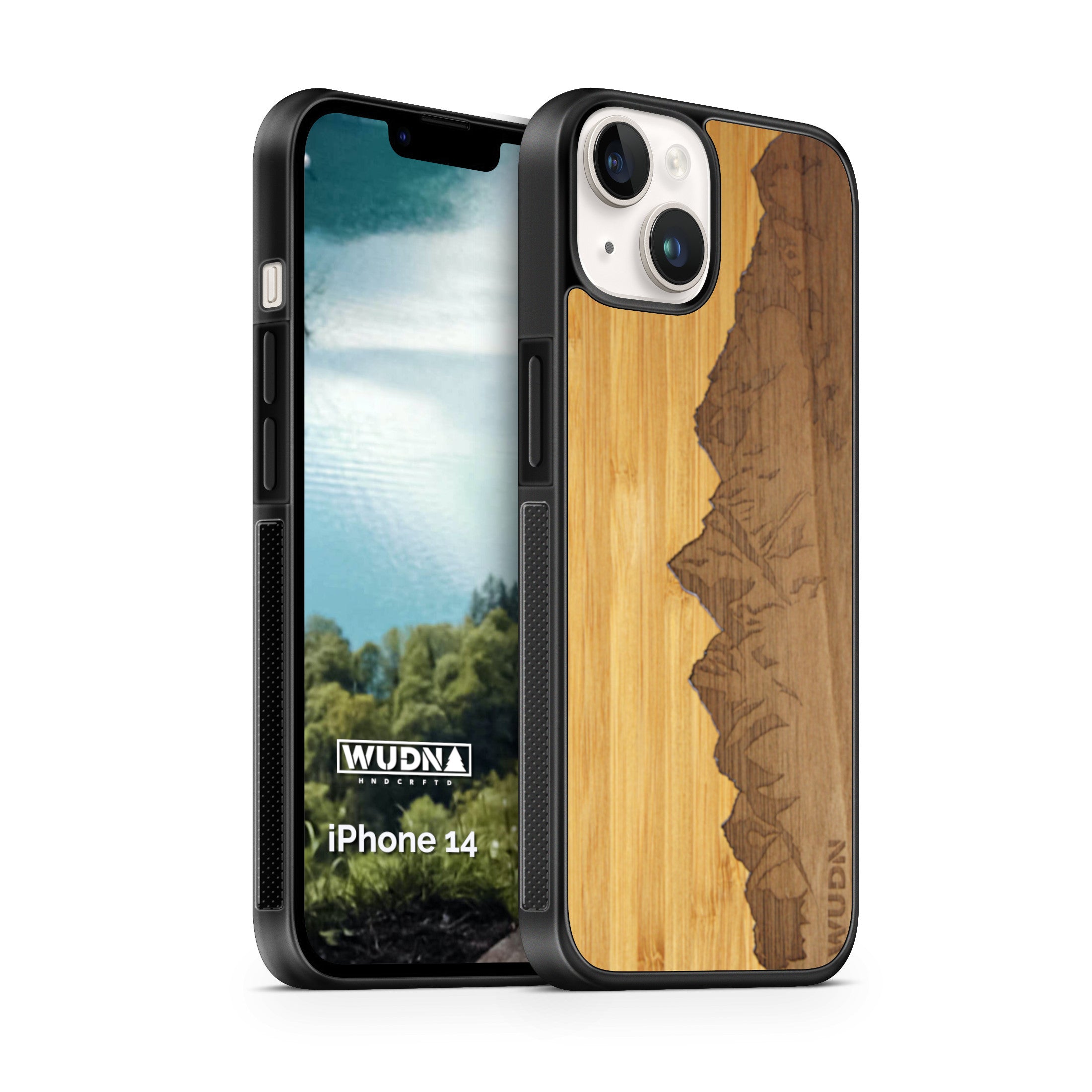 Lodge  Wayfinder Series Handmade and UV Printed Cotton Canvas iPhone X Case  by Keyway