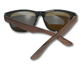 Real Ebony Wood Wanderer Style Sunglasses by WUDN, Sunglasses - WUDN