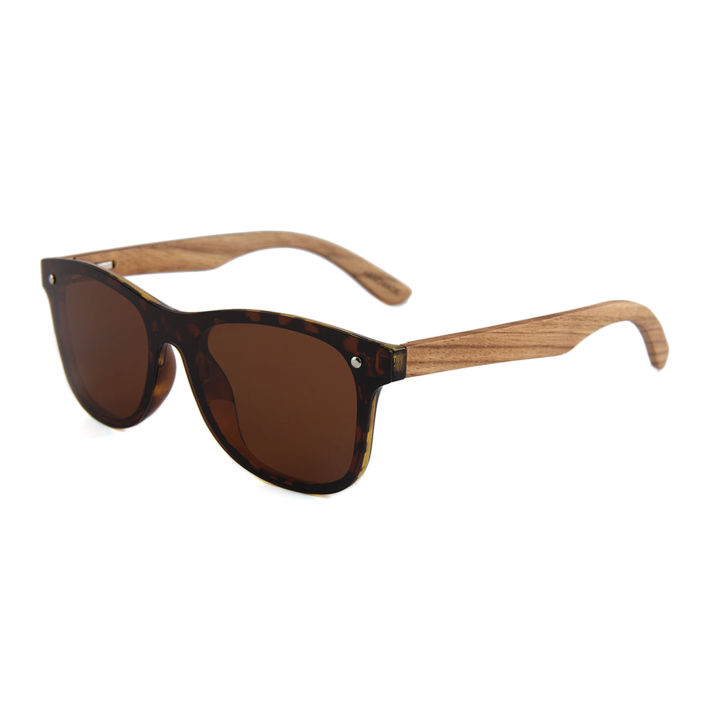 Real Wood Windscreen Style Sunglasses by WUDN