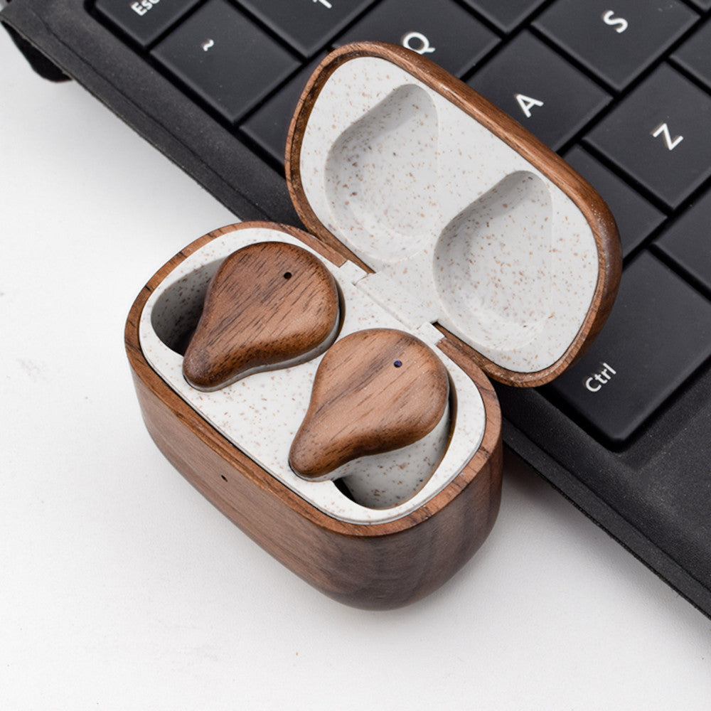 Wooden Wireless Bluetooth Earbuds