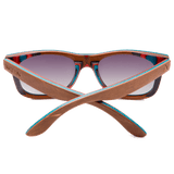 Recycled Skatedeck Jetty Ledge Brown Sunglasses by WUDN
