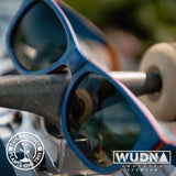 Recycled Skatedeck Escalator Sunglasses by WUDN, Sunglasses - WUDN
