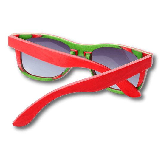 Recycled Skatedeck Bluntslide Red Sunglasses by WUDN