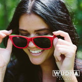 Recycled Skatedeck Bluntslide Red Sunglasses by WUDN, Sunglasses - WUDN