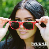 Recycled Skatedeck Bluntslide Red Sunglasses by WUDN, Sunglasses - WUDN