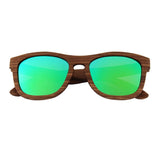 Real Zebra All Wood Jacks Sunglasses by WUDN