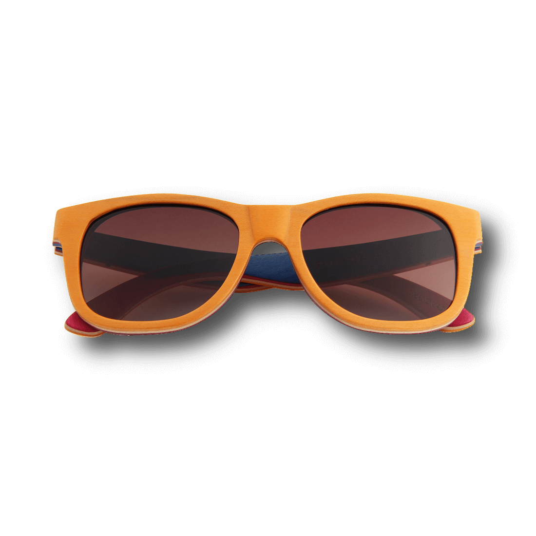 Recycled Skatedecks Halfpipe Orange Sunglasses by WUDN, Sunglasses - WUDN