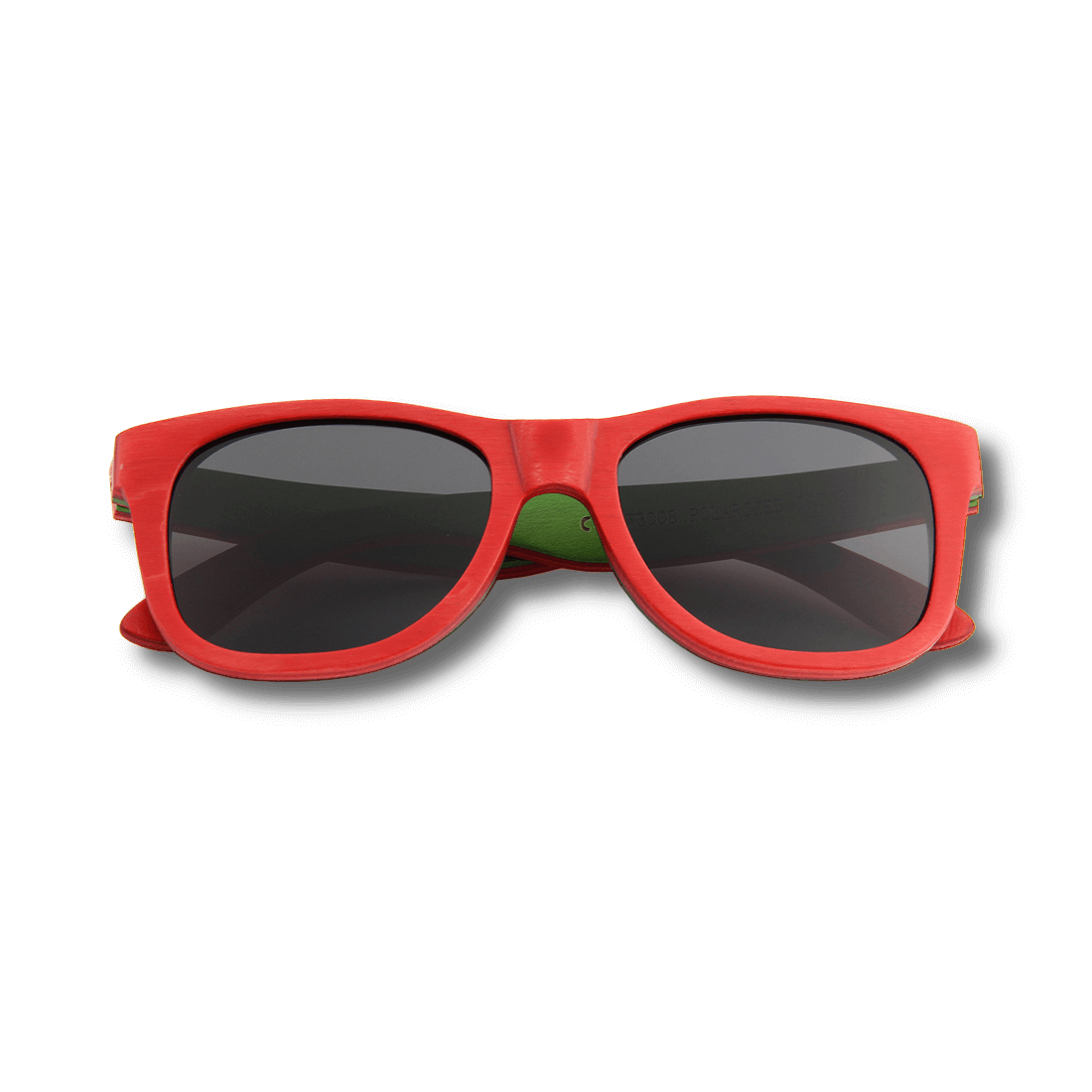 Recycled Skatedeck Bluntslide Red Sunglasses by WUDN, Sunglasses - WUDN