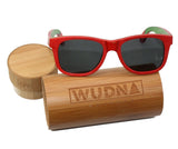 Recycled Skatedeck Bluntslide Red Sunglasses by WUDN, Sunglasses - WUDN