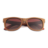 Recycled Skatedeck Jetty Ledge Brown Sunglasses by WUDN