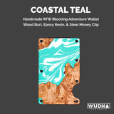 WUDN Adventure Wallet (Resin & Wood Coastline Collection)