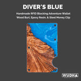 WUDN Adventure Wallet (Resin & Wood Coastline Collection)