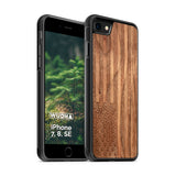 Slim Wooden iPhone Case (American Flag in Black Walnut)