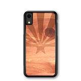 Slim Wooden iPhone Case (Arizona State Flag in Aromatic Cedar)