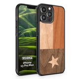 Slim Wooden iPhone Case (Texas State Flag)