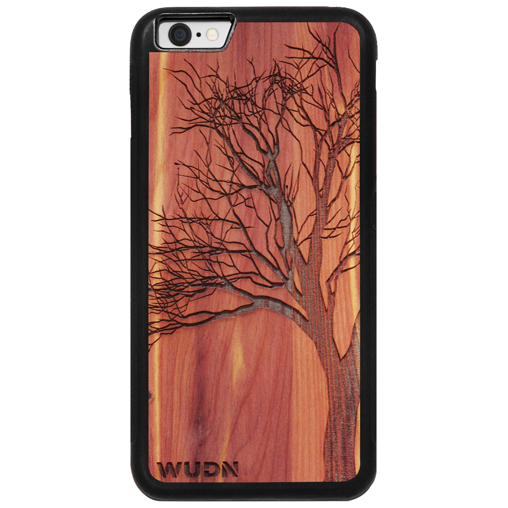 Slim Wooden Phone Case | Winter Tree, Cases - WUDN