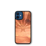 Slim Wooden iPhone Case (Arizona State Flag in Aromatic Cedar)