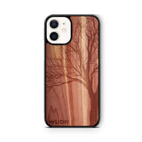 Slim Wooden iPhone Case (Winter Tree in Aromatic Cedar)