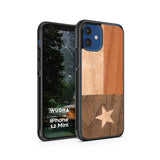 Slim Wooden iPhone Case (Texas State Flag)